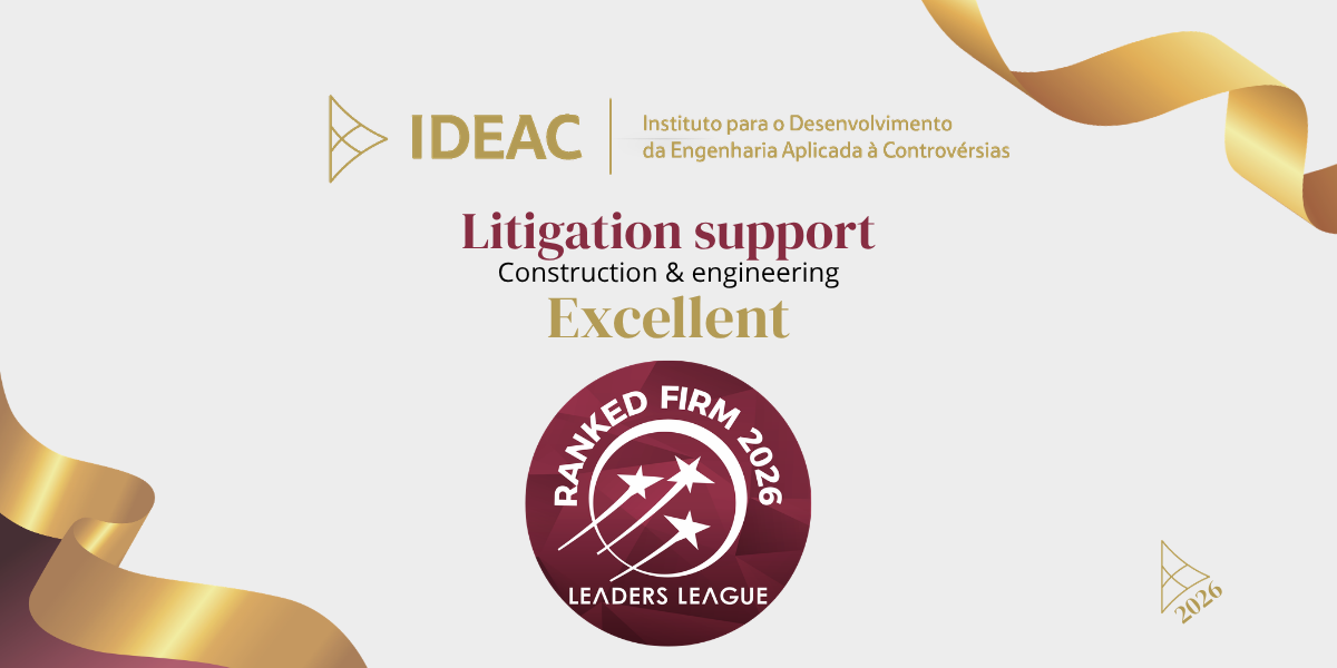 IDEAC é reconhecido pela Leaders League no ranking Brazil – Best Litigation Support: Engineering 2026